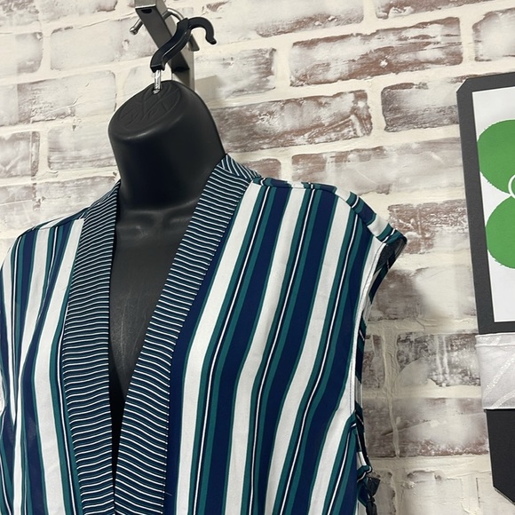 Trouve marks stripe blouse medium - Picture 3 of 5